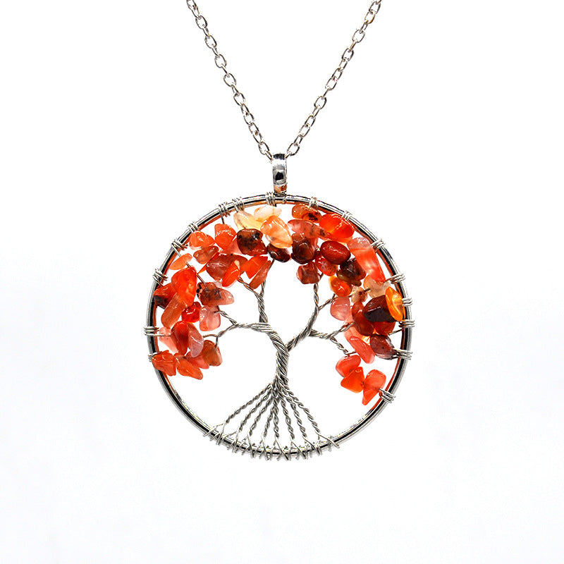 Crystal Tree of Life Necklace