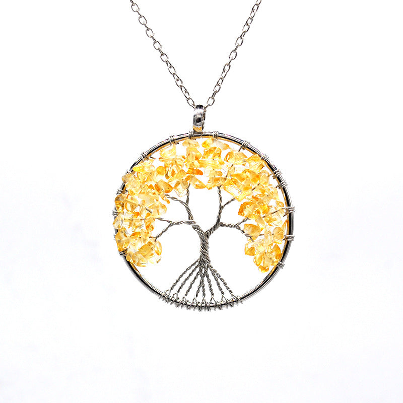 Crystal Tree of Life Necklace
