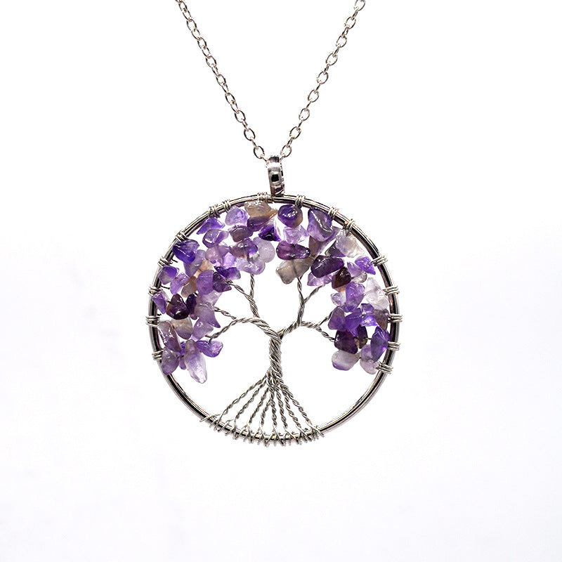 Crystal Tree of Life Necklace